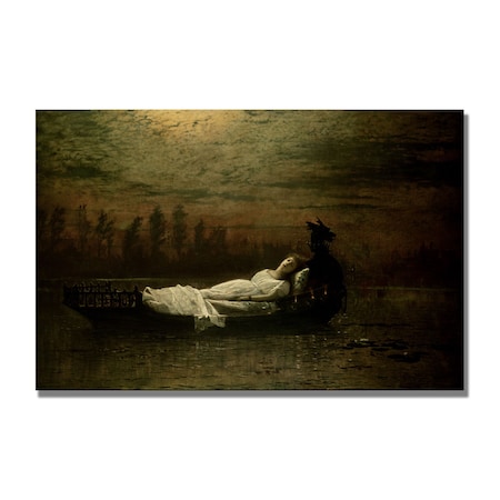 John Grimshaw 'The Lady Of Shalott' Canvas Art,16x24